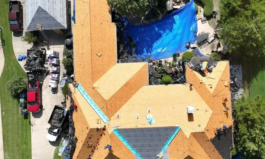 Professional Roof Repair being performed in Laguna Beach